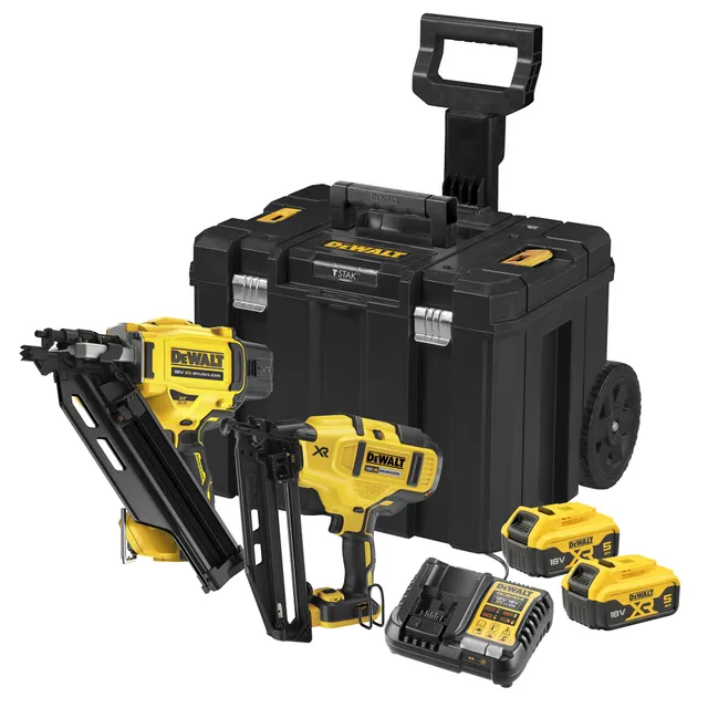 dewalt-dck246p2t-qw-kit-doble-de-clavadoras-xr-18v-brushless-con-2-bater-as-5-0- image 1