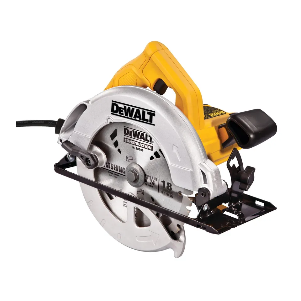 dewalt-dwe560-qs-sierra-circular-1350-w-con-disco-de-184-mm-corte-65-mm-y-5500-r image 1