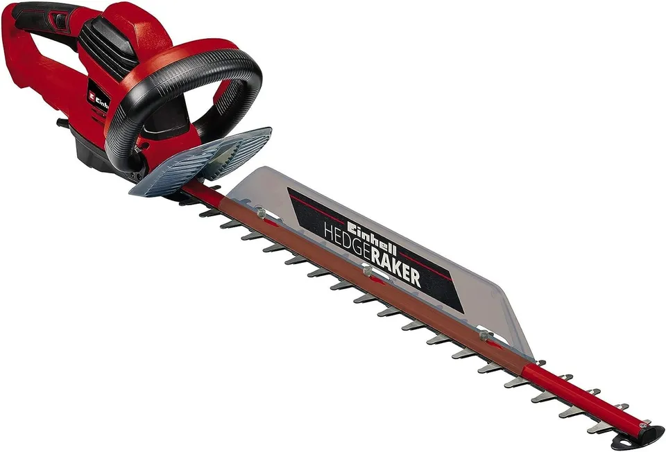 einhell-ge-eh-7067-cortasetos-el-ctrico-700-w-con-hoja-de-670-mm-y-recogedor-de- image 1