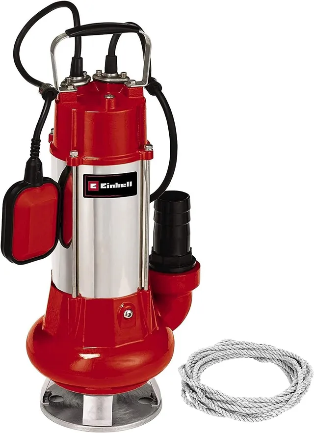 einhell-gc-dp-1340-g-bomba-de-aguas-sucias-1300-w-con-23-000-l-h-carcasa-de-acer image 1