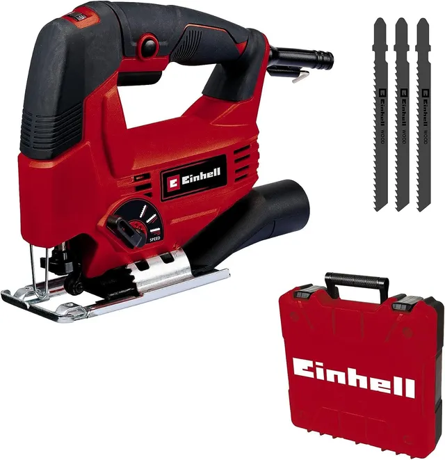 einhell-sierra-de-calar-tc-js-80-1-550-w-con-3-hojas-de-sierra-en-v-stago-en-t image 1