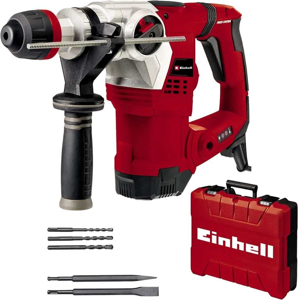 einhell-martillo-perforador-te-rh-32-e-set-1250-w-5-j-sds-plus-4-funciones-malet image 1