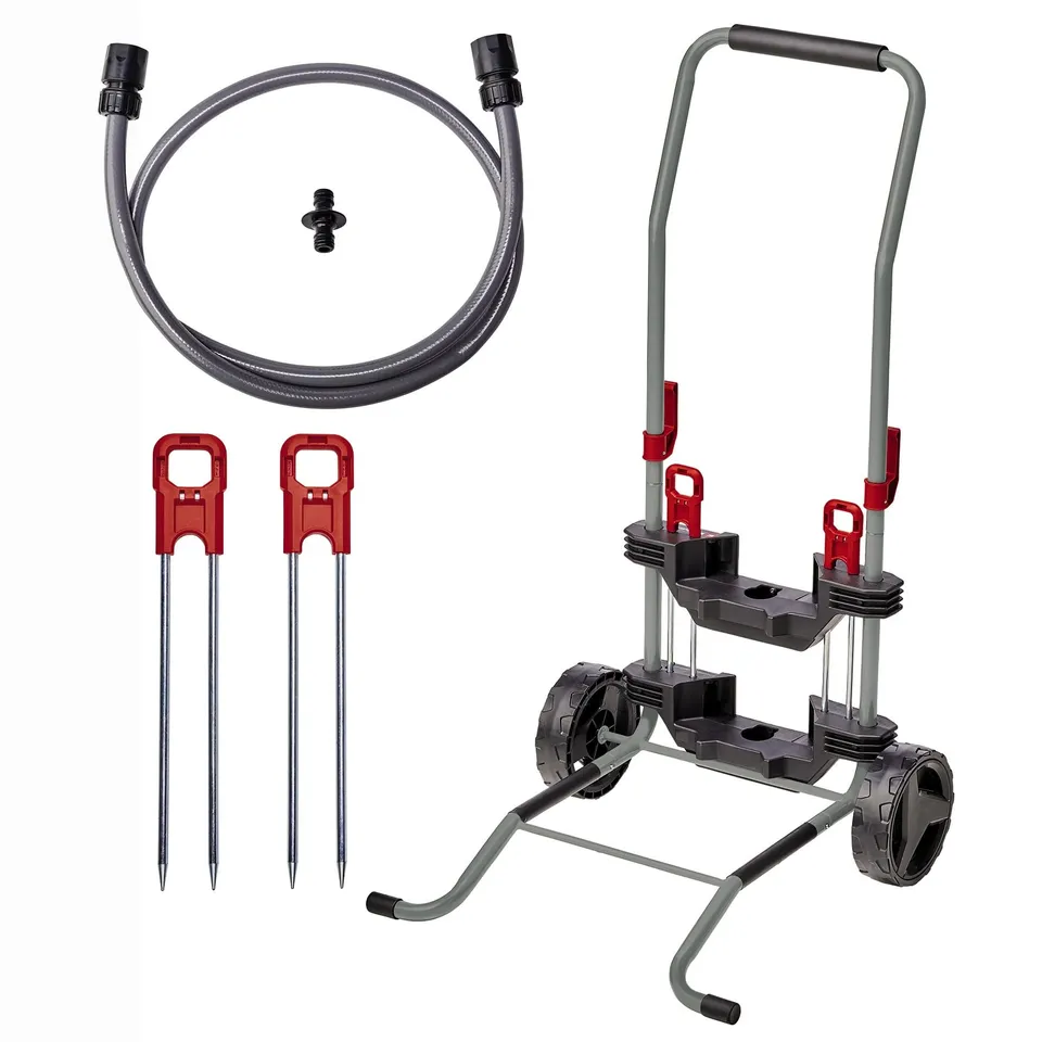 einhell-carro-portamanguera-y-de-transporte-para-tambor-de-manguera-con-bater-a- image 1