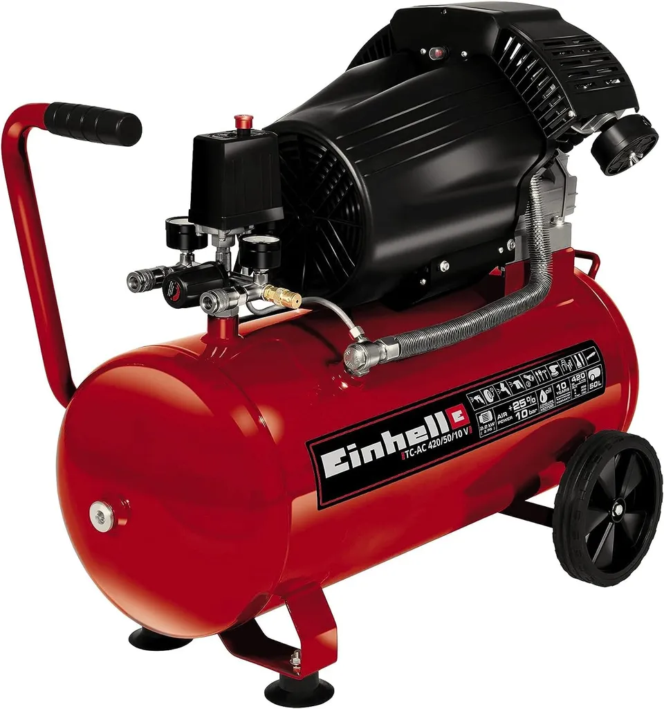 einhell-tc-ac-420-50-10-v-compresor-de-aire-con-dep-sito-50-l-2200-w-10-bar-lubr image 1