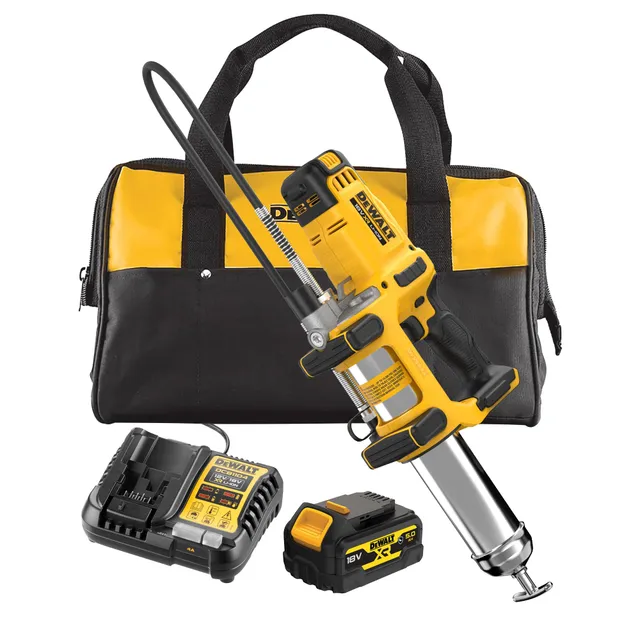 dewalt-dcgg581p1g-qw-engrasadora-18v-xr-2-velocidades-690-bar-con-bater-a-5ah-y- image 1