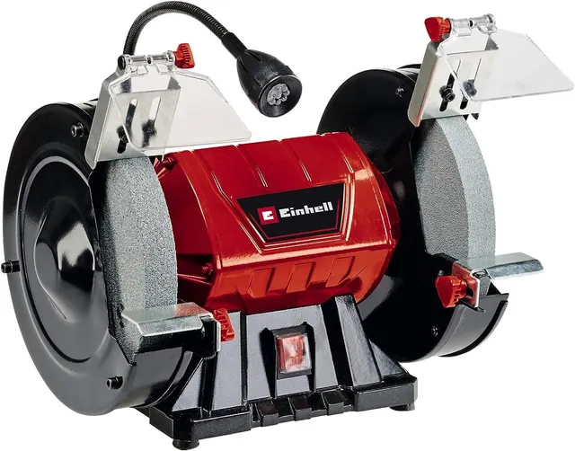 einhell-esmeriladora-doble-de-banco-tc-bg-200-l-400-w-con-muela-de-200-mm-y-luz- image 1