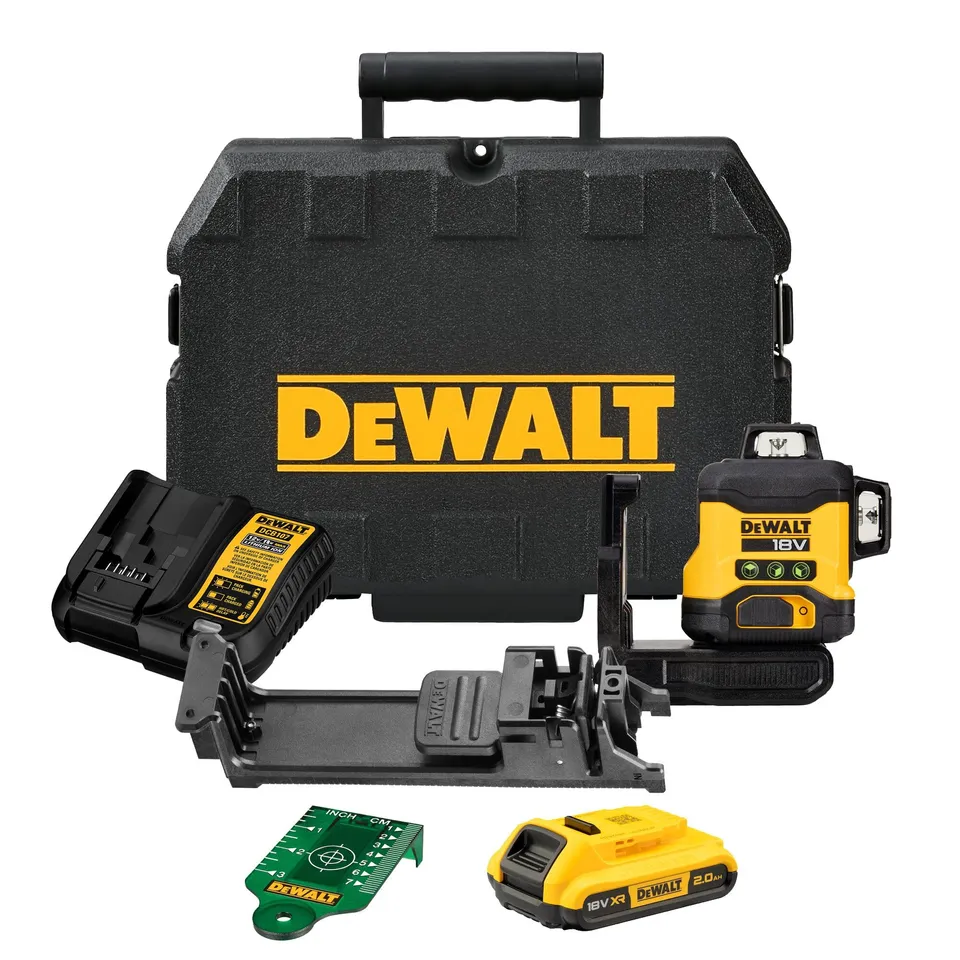 dewalt-dcle34031d1-qw-nivel-l-ser-verde-autonivelante-3x360-con-bater-a-18v-2ah- image 1