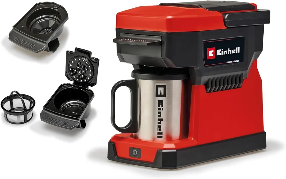 einhell-te-cf-18-li-solo-cafetera-con-bater-a-power-x-change-18-v-2-en-1-para-ca image 1