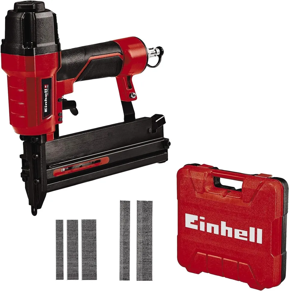 einhell-tc-pn-50-grapadora-y-pistola-de-clavos-neum-tica-2-en-1-8-3-bar-con-1500 image 1
