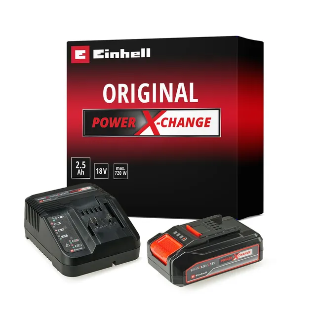 einhell-pxc-kit-inicio-power-x-change-18-v-2-5-ah-kit-de-bater-a-y-cargador-r-pi image 1