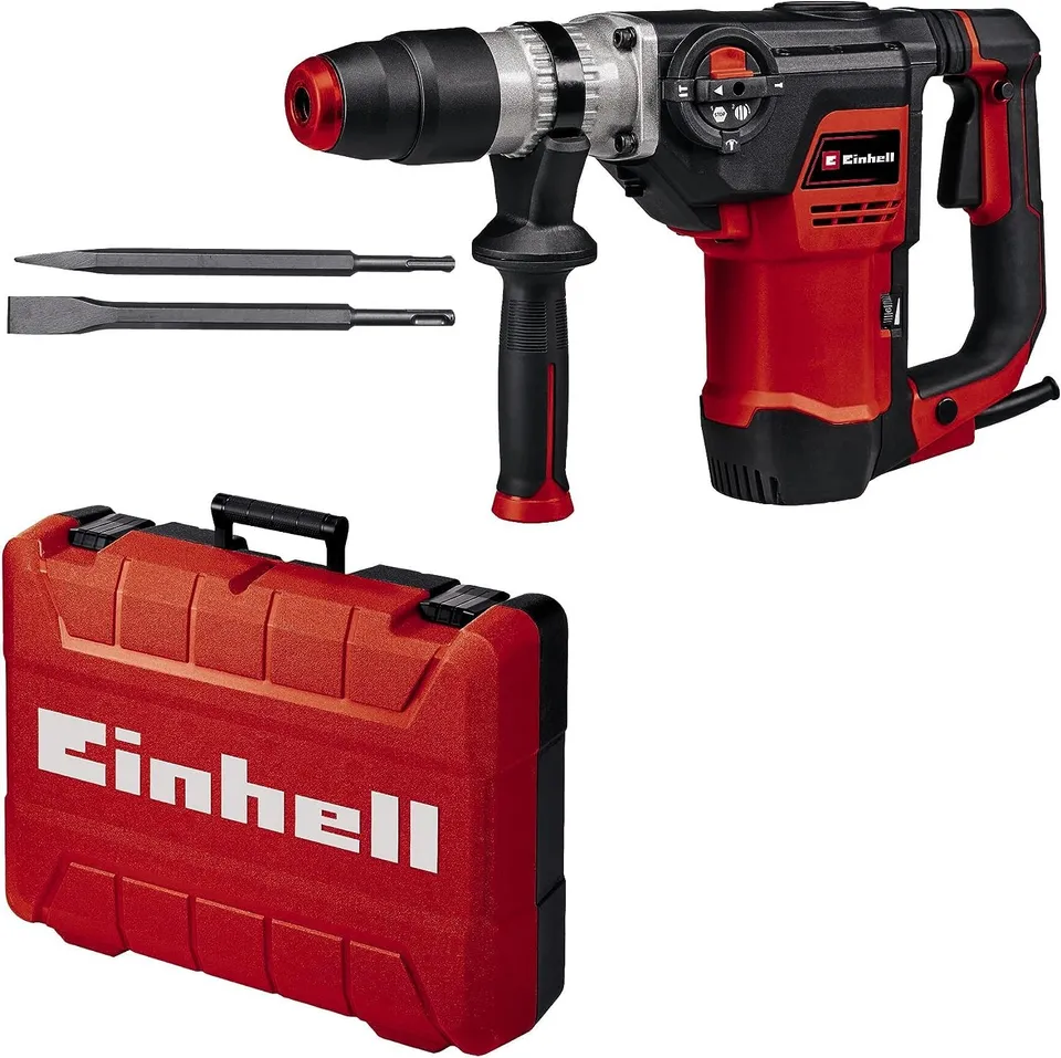 einhell-te-rh-40-3f-martillo-perforador-con-cable-sds-max-1050-w-10-j-3-funcione image 1