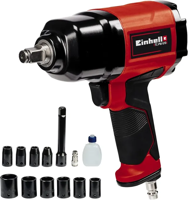 einhell-tc-pw-610-llave-neum-tica-de-impacto-610-nm-con-10-dados-aceite-boquilla image 1