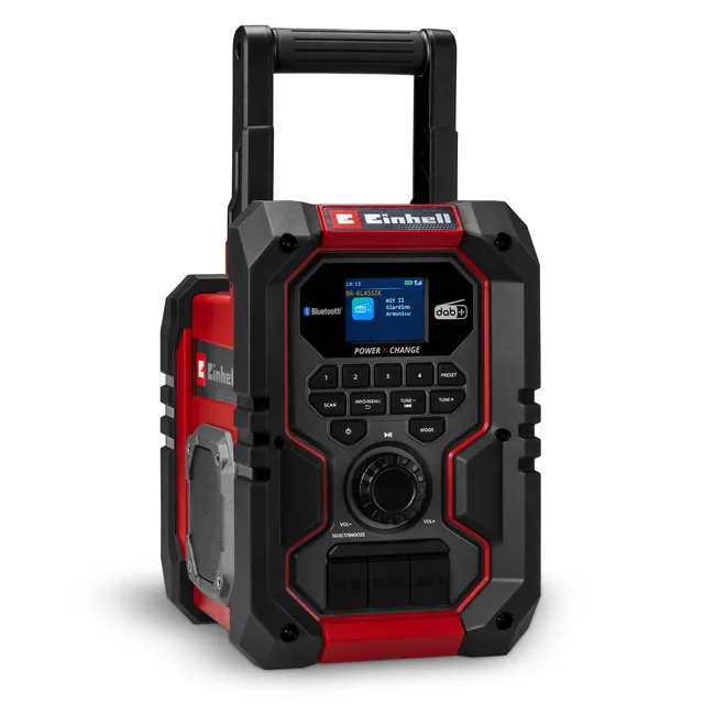 einhell-te-cr-18-li-dab-fm-bt-radio-de-obra-18-v-power-x-change-con-bluetooth-us image 1