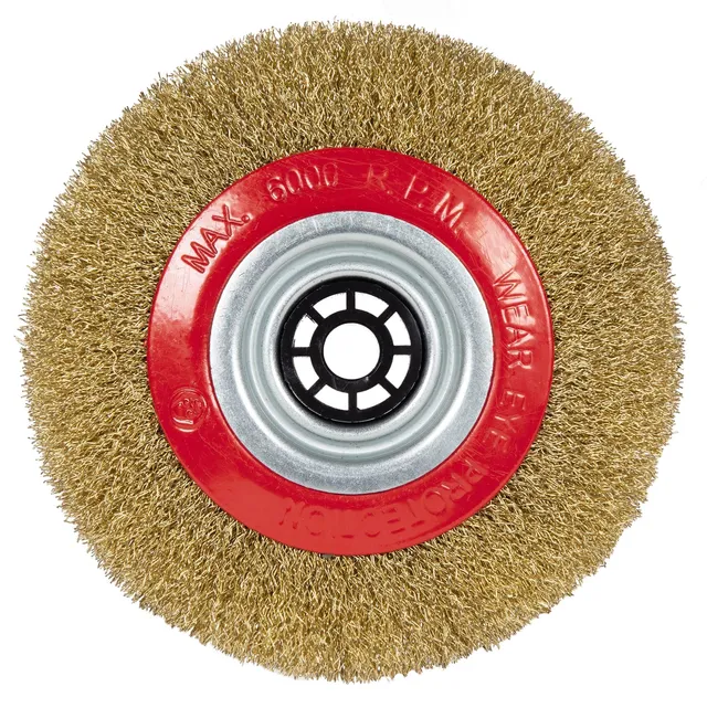 einhell-disco-de-cepillos-original-150-mm-para-lijadora-doble-tc-bg-150-b-alambr image 1