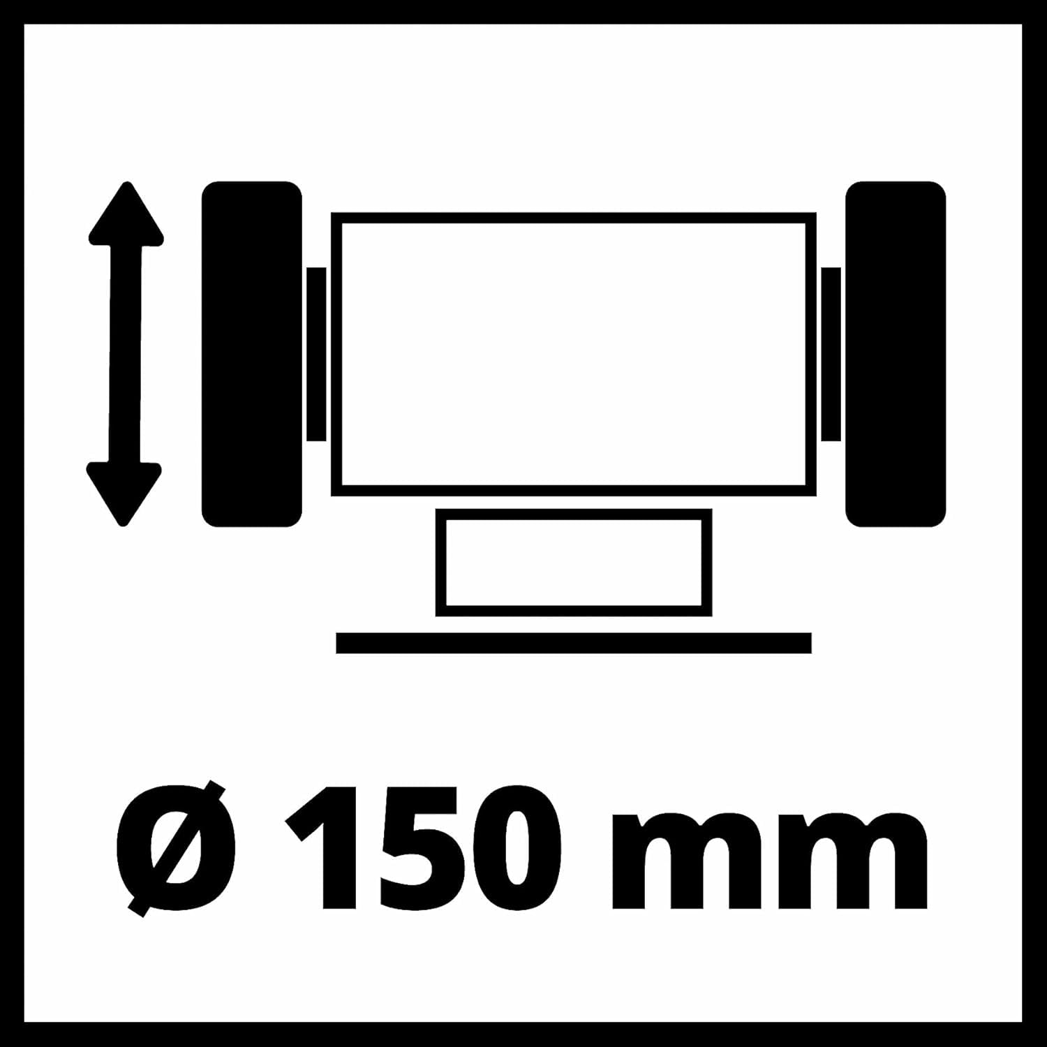 einhell-esmeriladora-doble-de-banco-tc-bg-150-b-350-w-con-disco-de-150-mm-y-cepi image 8