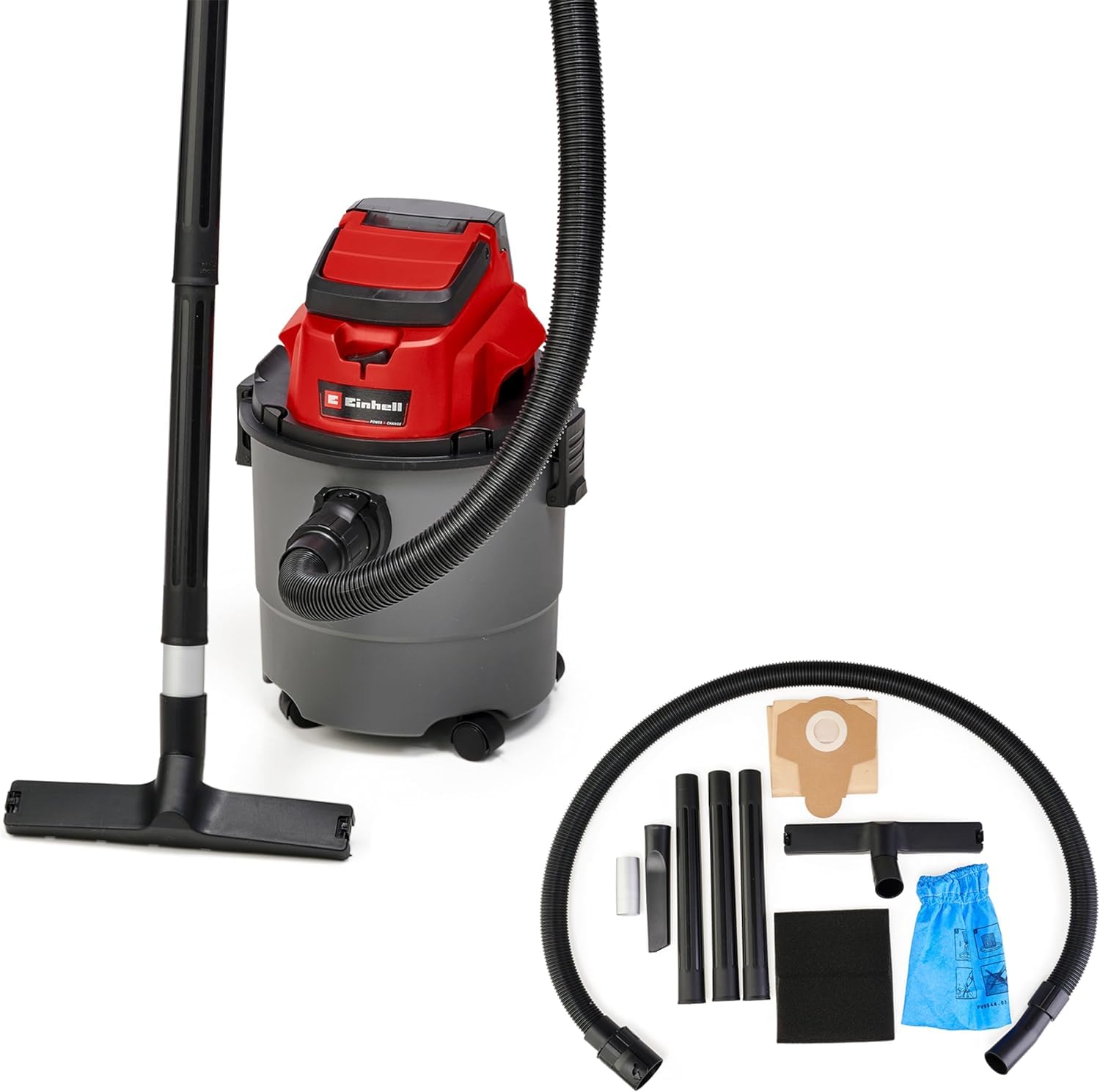 einhell-tc-vc-18-15-li-solo-power-x-change-aspirador-en-seco-y-h-medo-a-bater-a- image 1