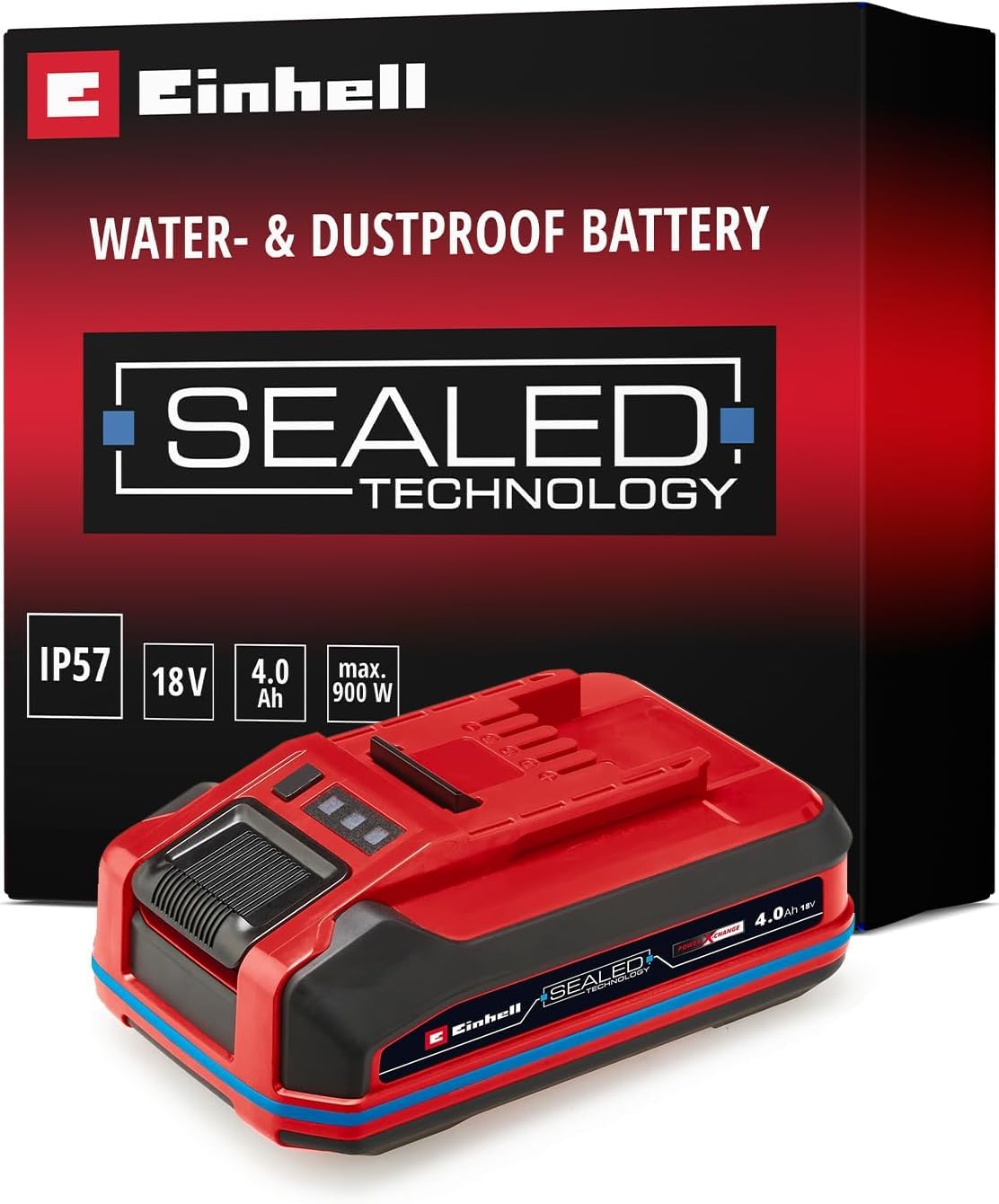 einhell-18-v-4-0-ah-power-x-change-plus-sealed-bater-a-de-iones-de-litio-estanca image 1