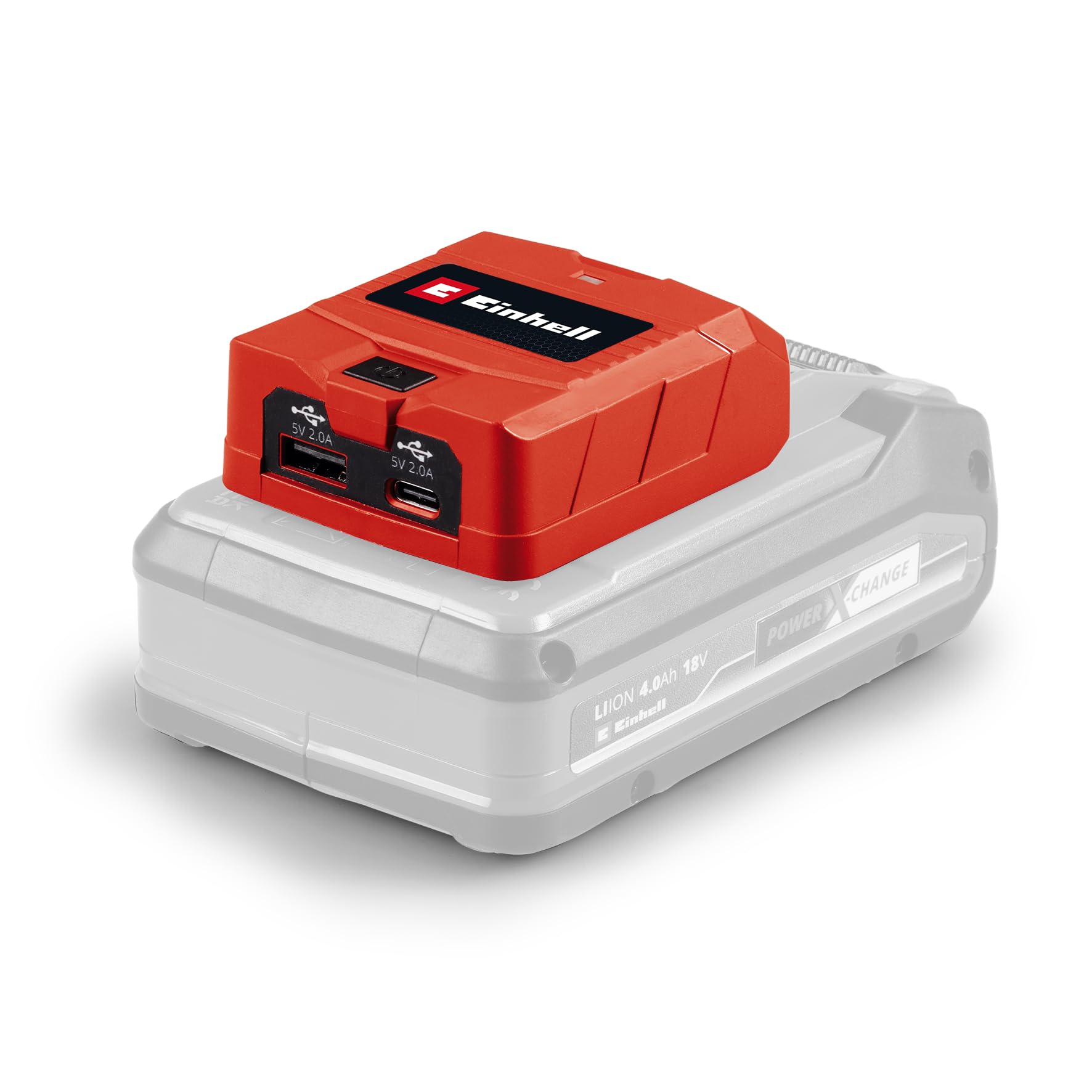 einhell-tc-cp-18-li-usb-a-c-solo-adaptador-de-bater-a-power-x-change-con-usb-a-y image 1