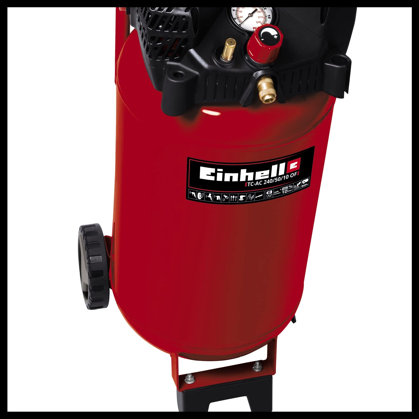 einhell-compresor-de-50-l-vertical-1500-w-motor-sin-aceite-reductor-de-presi-n-y image 5