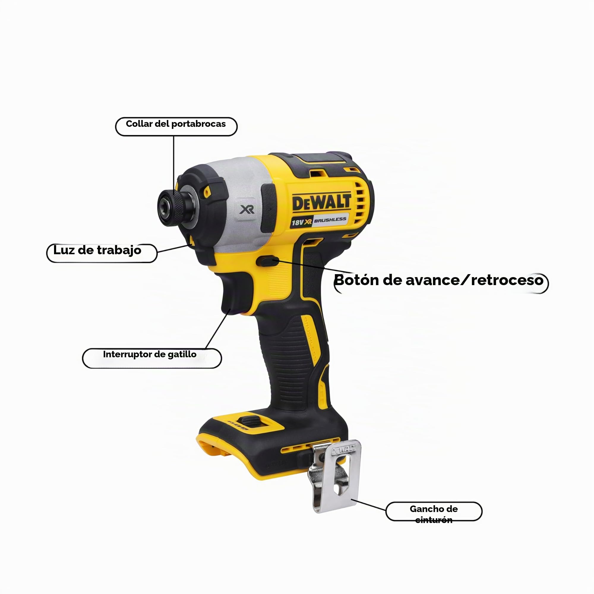 dewalt-dcf887n-xj-atornillador-de-impacto-sin-escobillas-205-nm-3-velocidades-pr image 2