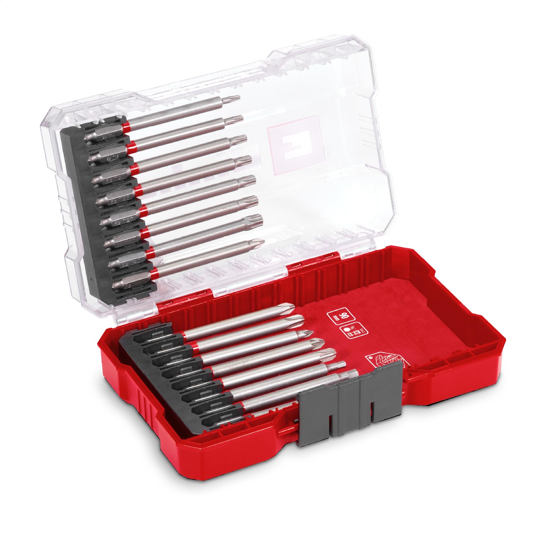 einhell-m-case-16-juego-de-16-puntas-de-90-mm-en-acero-s2-con-caja-de-almacenami image 1