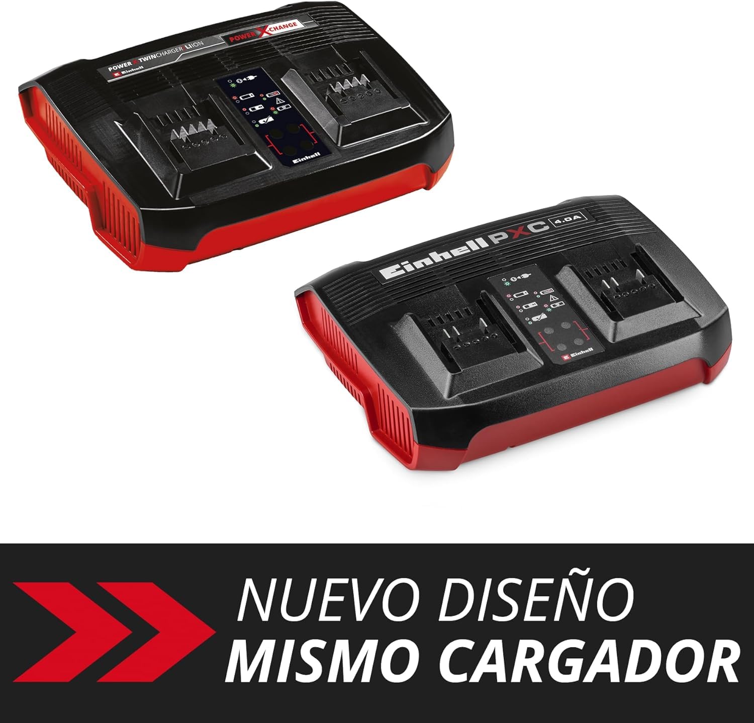 einhell-power-x-twincharger-4a-power-x-change-cargador-r-pido-doble-18-v-carga-s image 2