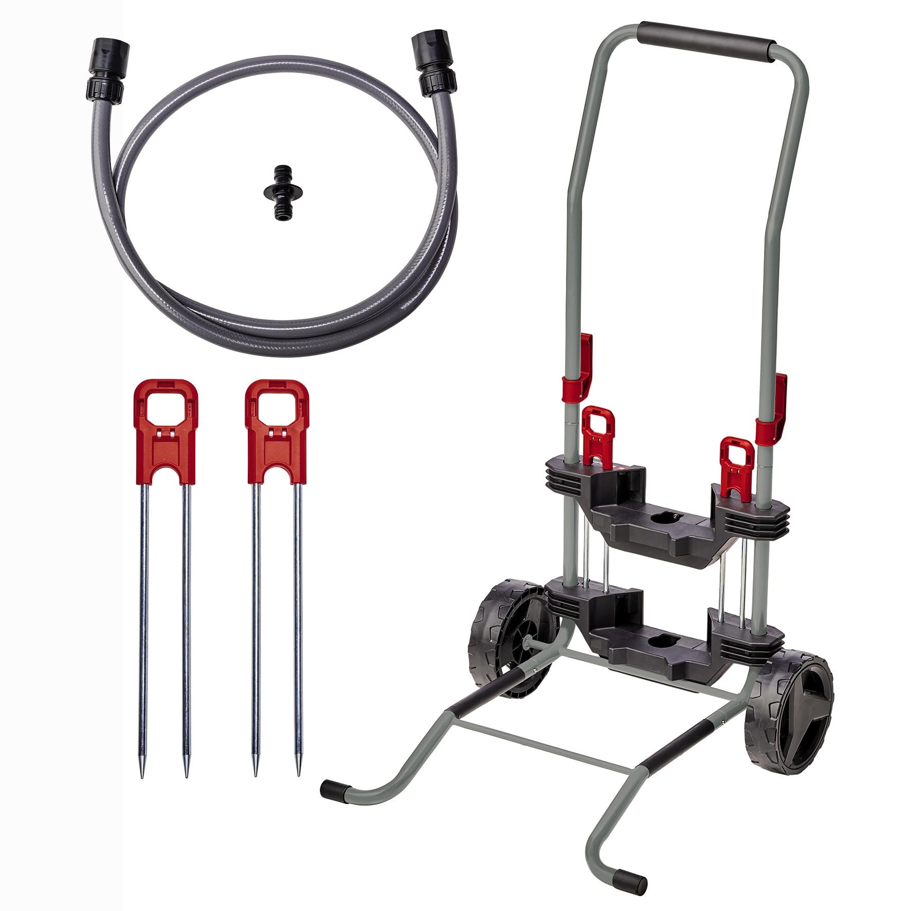 einhell-carro-portamanguera-y-de-transporte-para-tambor-de-manguera-con-bater-a- image 1