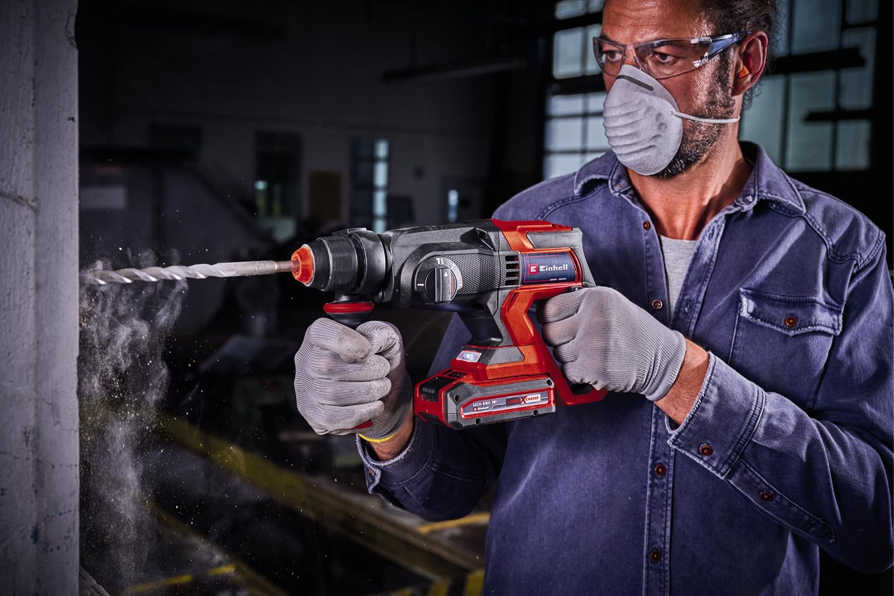 einhell-te-hd-18-20-li-solo-power-x-change-martillo-perforador-a-bater-a-18-v-sd image 3