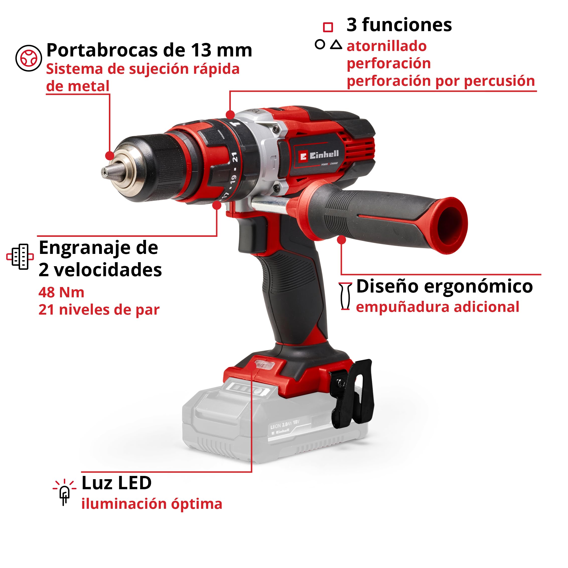 einhell-te-cd-18-48-li-i-solo-power-x-change-taladro-percutor-atornillador-a-bat image 3