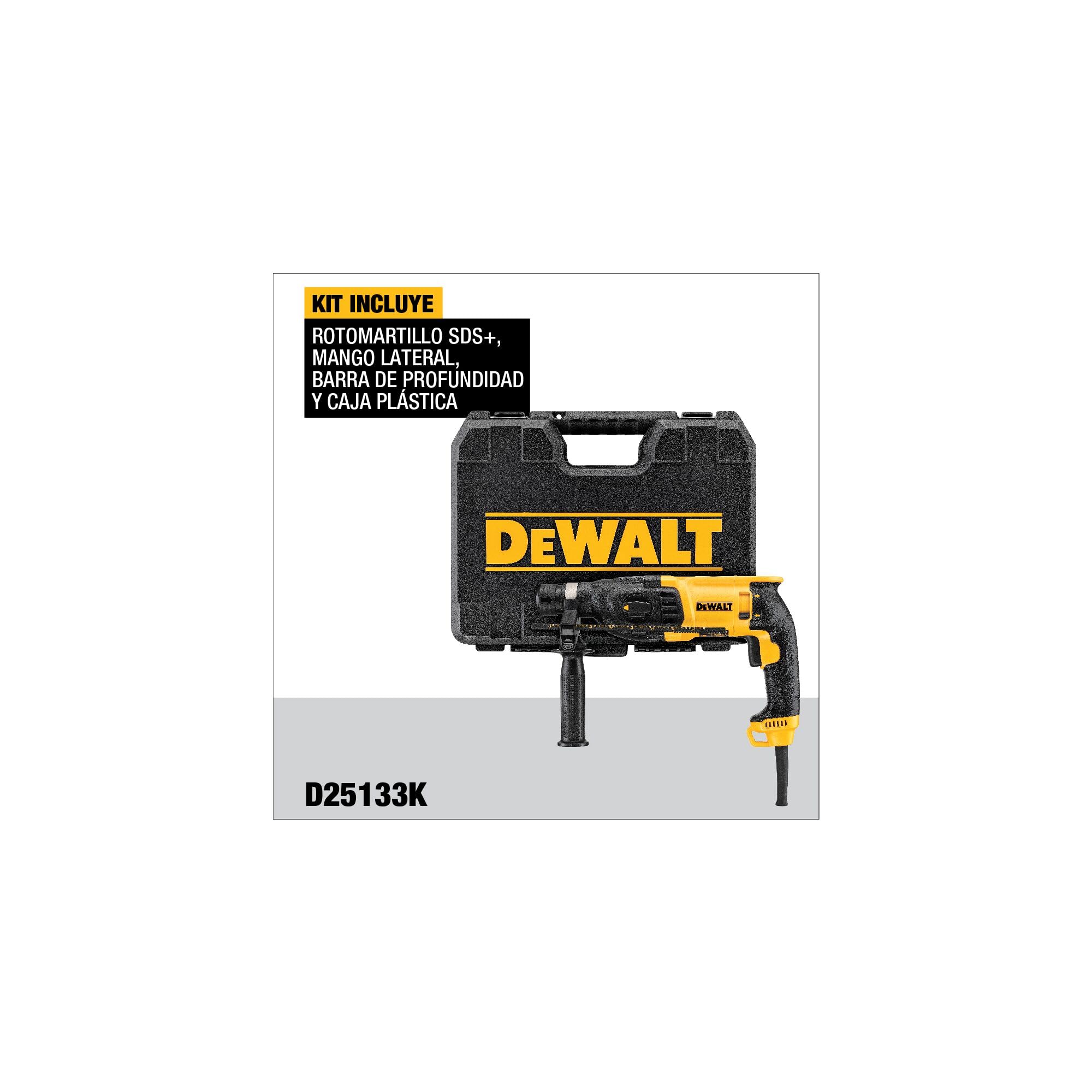 dewalt-d25133k-qs-martillo-ligero-combinado-800-w-2-6-j-sds-plus-3-modos-tope-de image 6