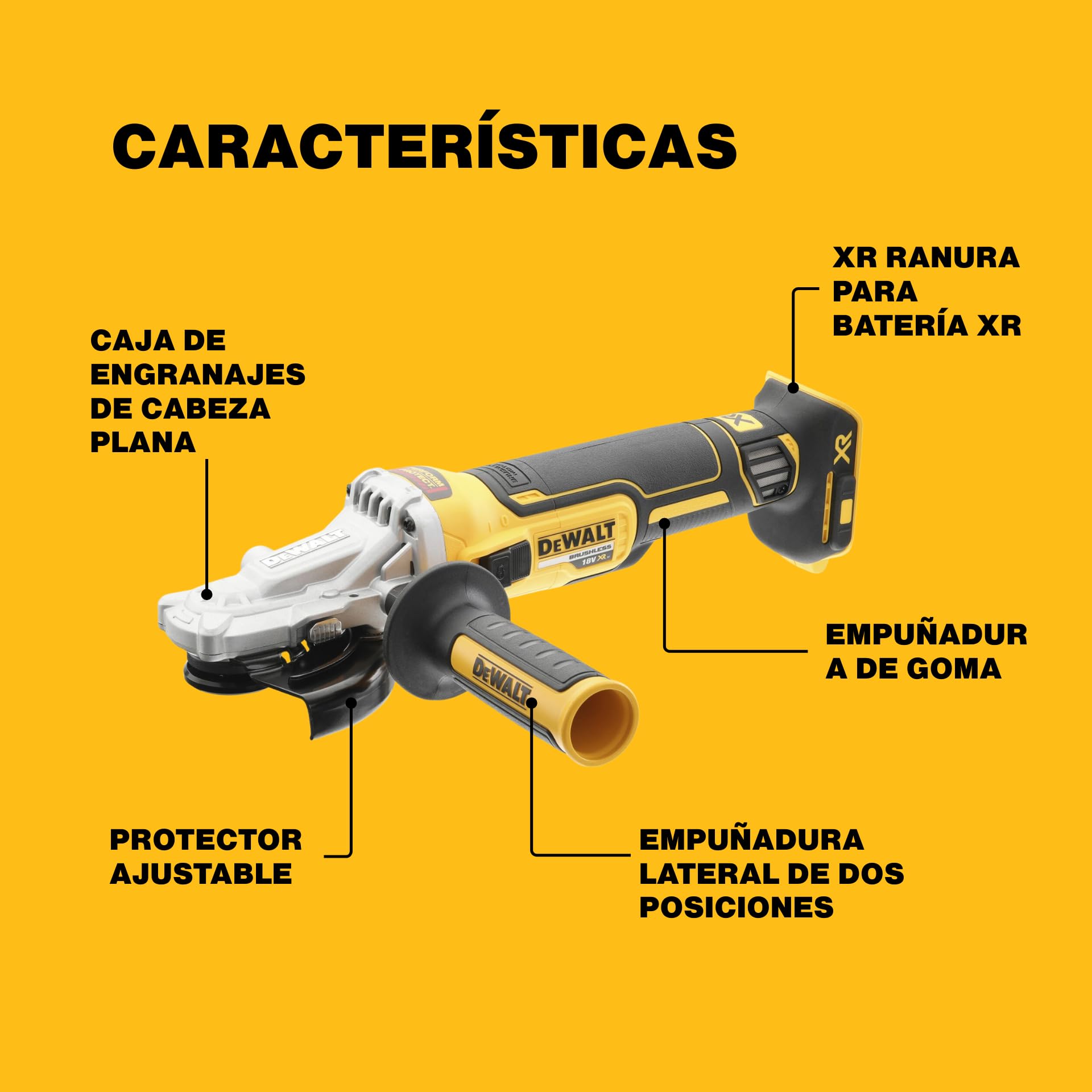 dewalt-dcg405fn-xj-amoladora-angular-125-mm-sin-escobillas-18v-xr-con-cabezal-pl image 4