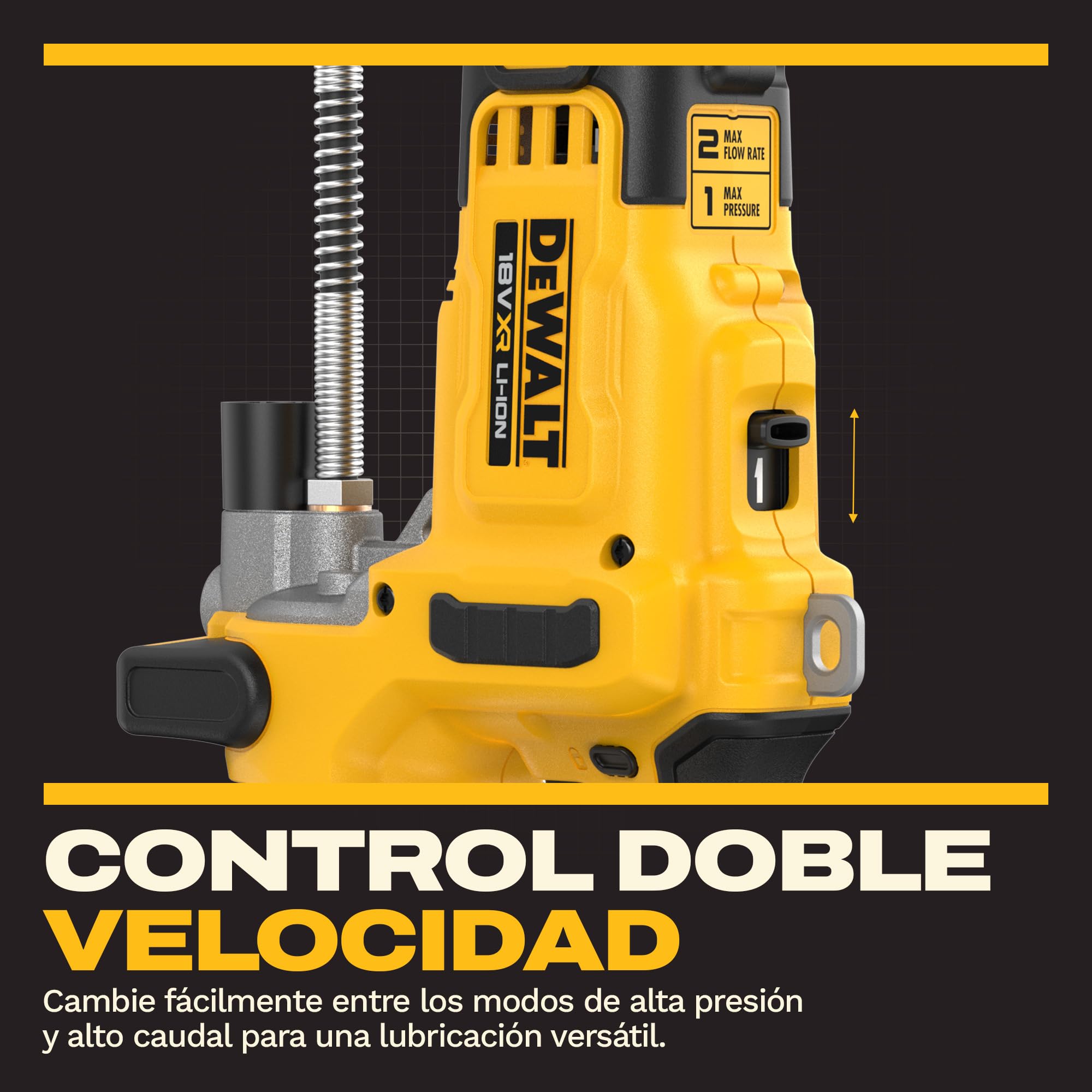 dewalt-dcgg581p1g-qw-engrasadora-18v-xr-2-velocidades-690-bar-con-bater-a-5ah-y- image 4