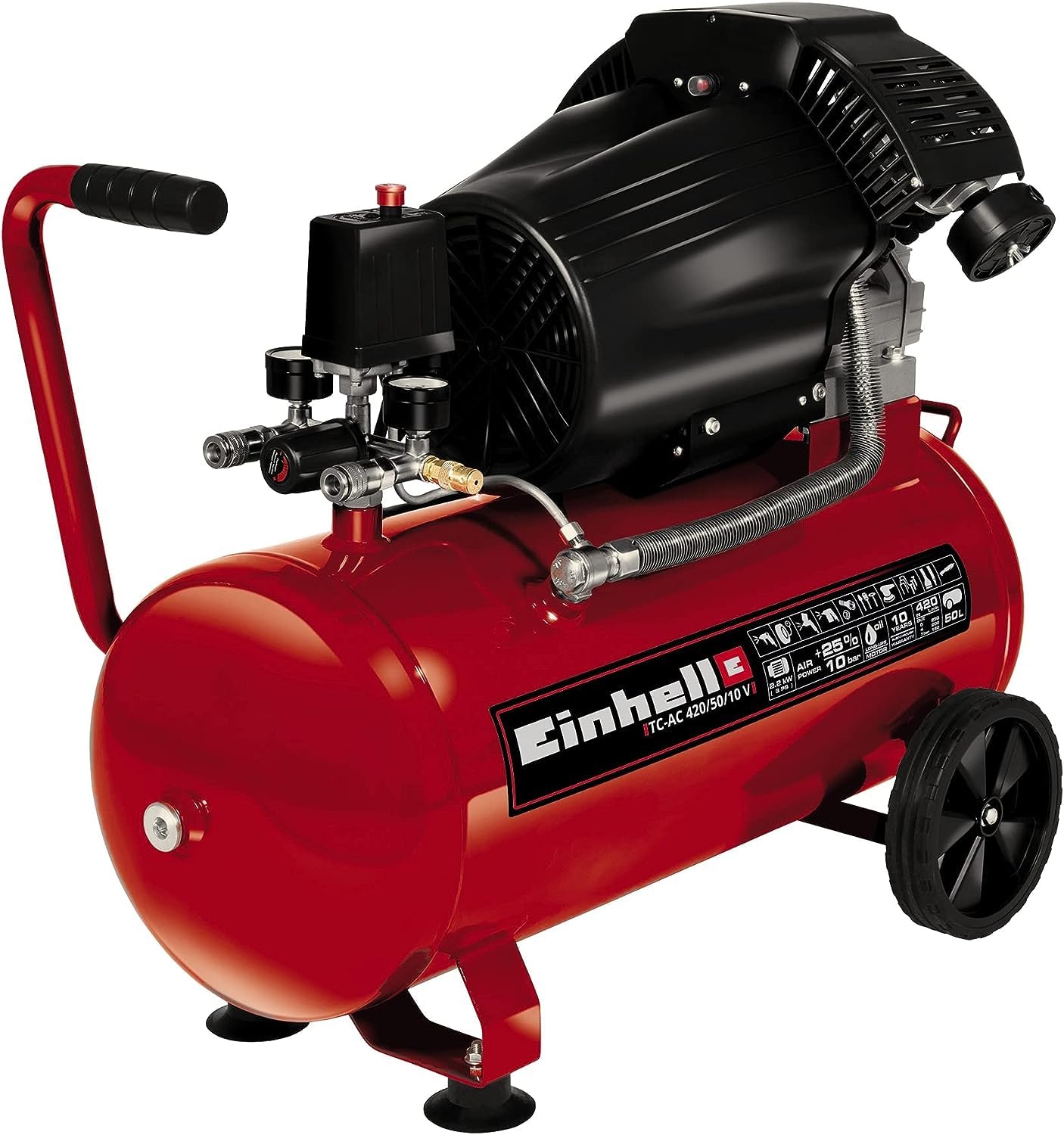 einhell-tc-ac-420-50-10-v-compresor-de-aire-con-dep-sito-50-l-2200-w-10-bar-lubr image 1