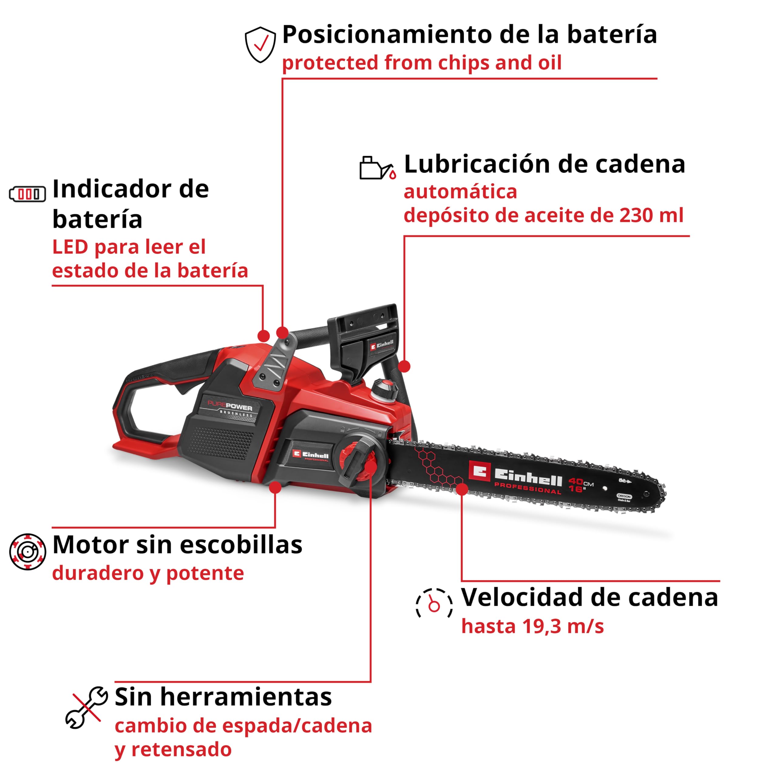 einhell-professional-gp-lc-36-40-li-bl-solo-motosierra-con-bater-a-power-x-chang image 3