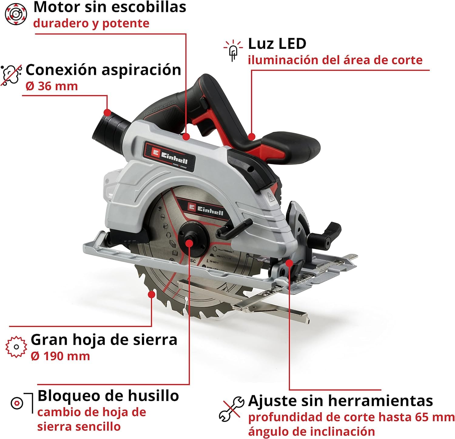 einhell-te-cs-18-190-li-bl-solo-sierra-circular-a-bater-a-power-x-change-18-v-mo image 3