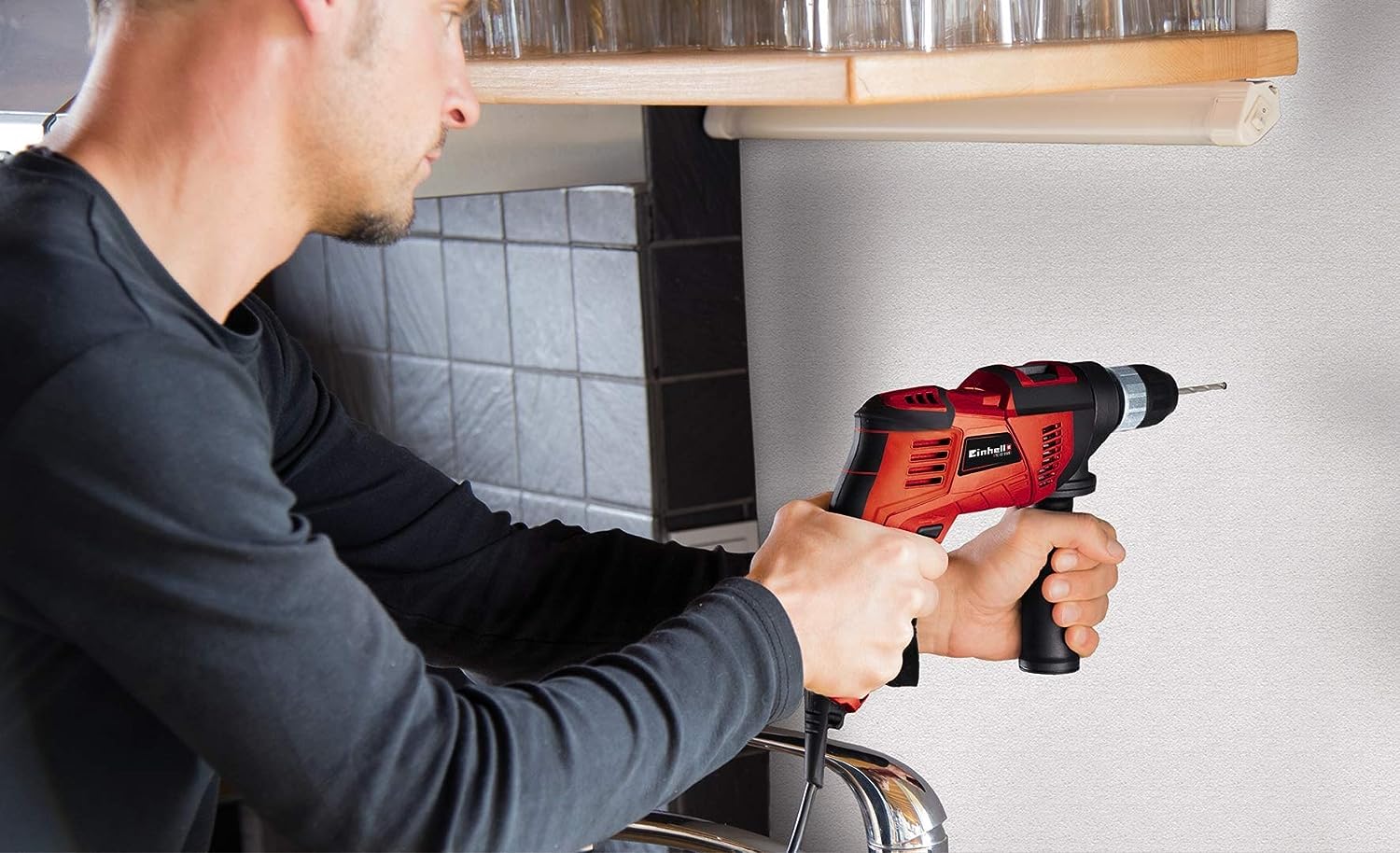 einhell-tc-id-550-e-taladro-de-impacto-550-w-con-electr-nica-de-control-de-veloc image 2