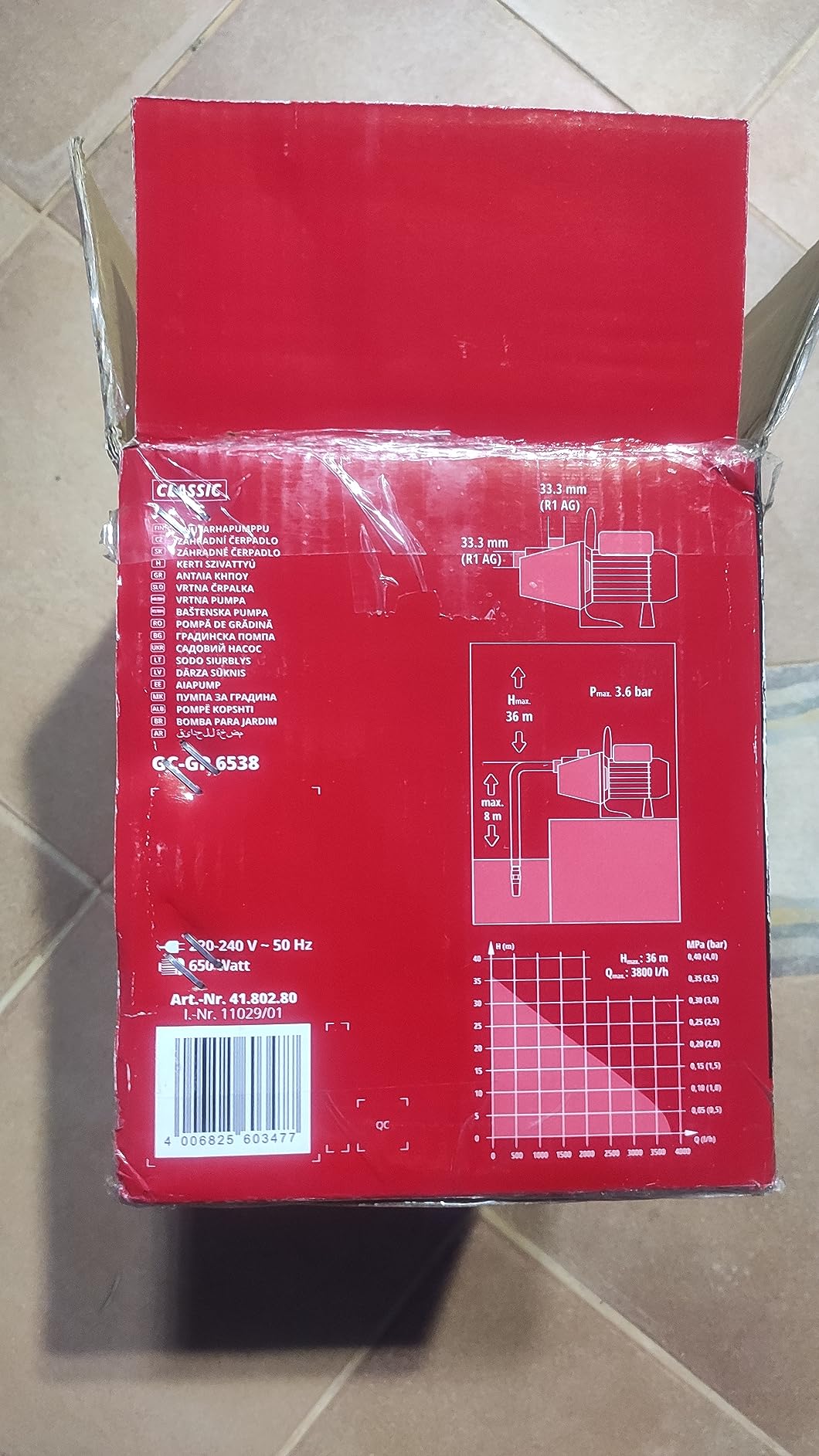 Perfecta para aljibe