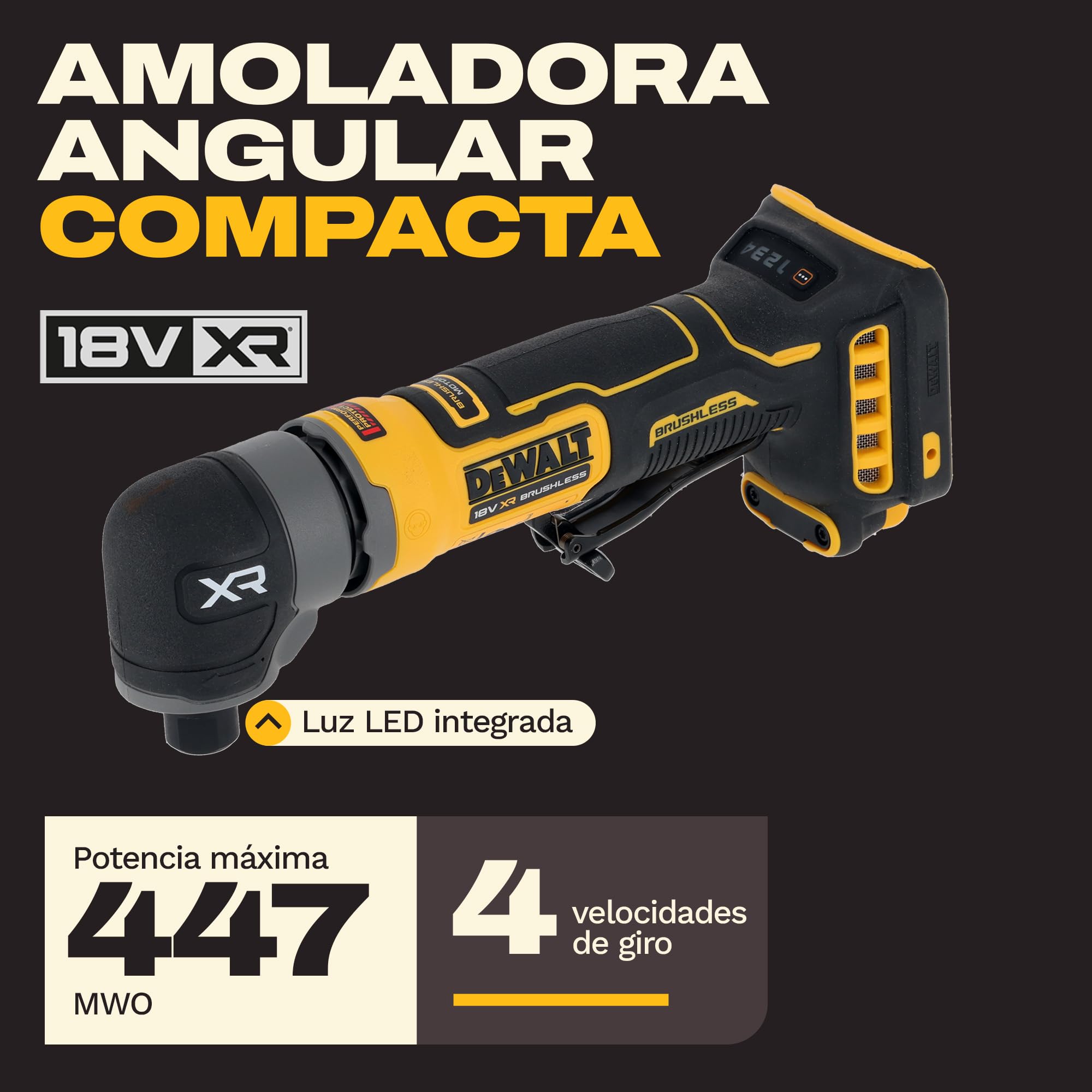 dewalt-dcg421n-xj-amoladora-angular-compacta-brushless-18v-xr-4-velocidades-fren image 3