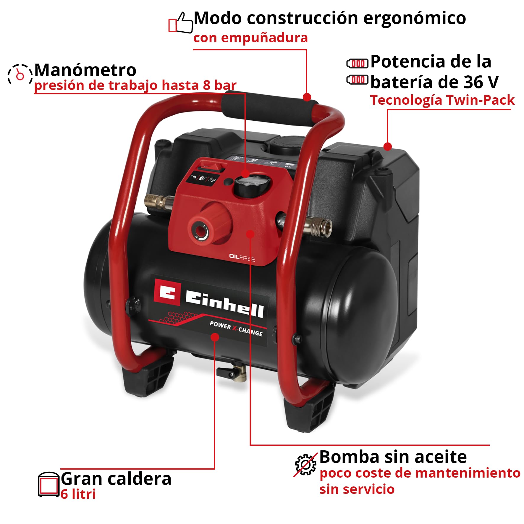 einhell-te-ac-36-150-li-of-solo-compresor-con-bater-a-power-x-change-36-v-8-bar- image 3