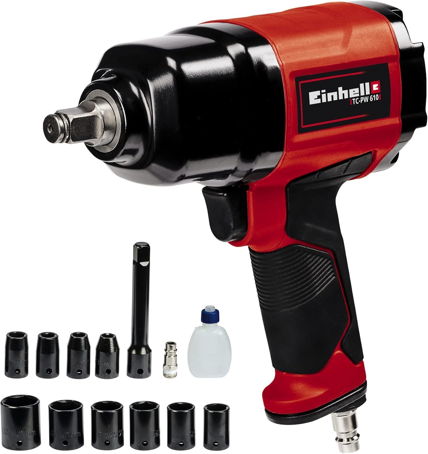 einhell-tc-pw-610-llave-neum-tica-de-impacto-610-nm-con-10-dados-aceite-boquilla image 1