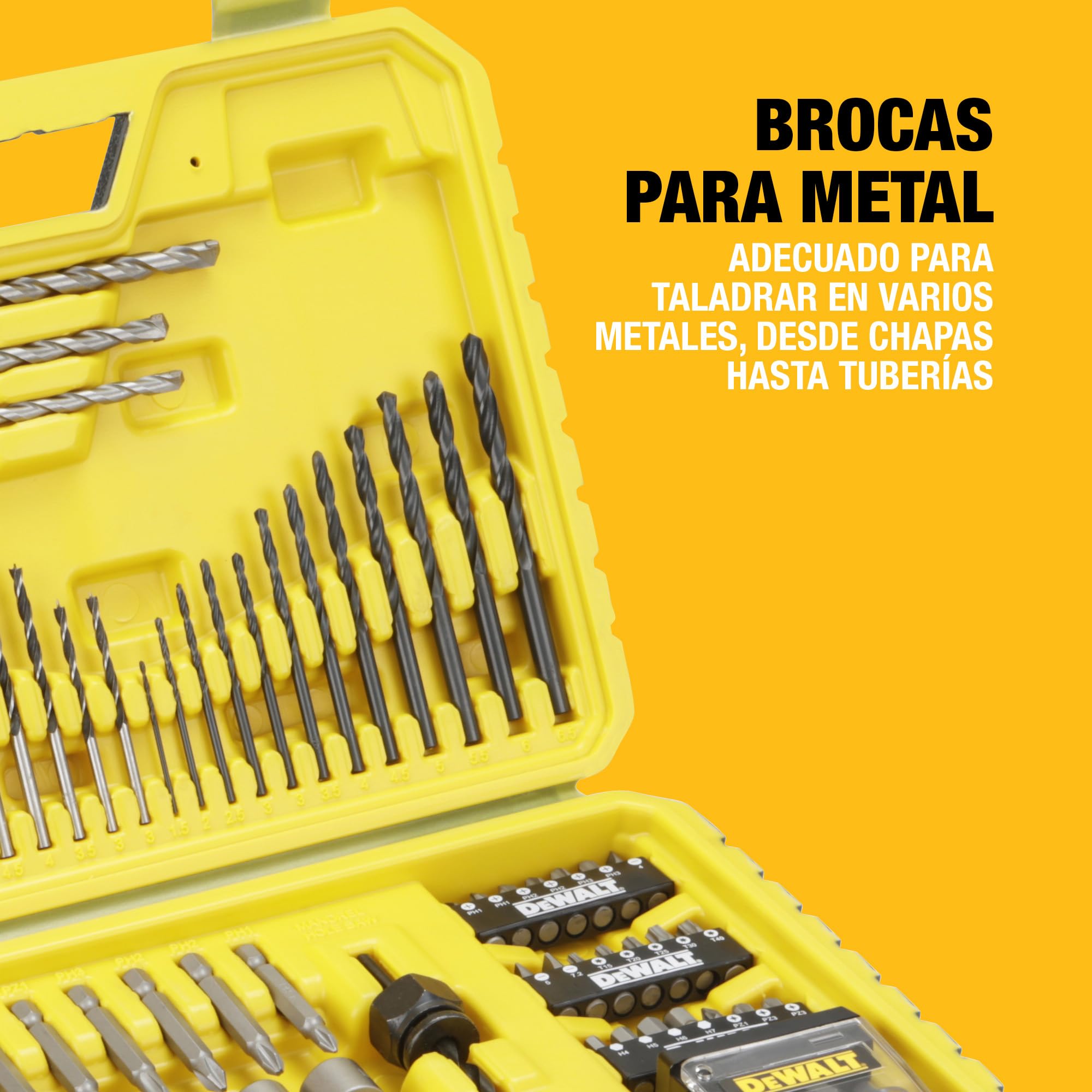 dewalt-dt71563-qz-juego-de-taladro-mixto-de-100-piezas-con-brocas-de-mamposter-a image 5