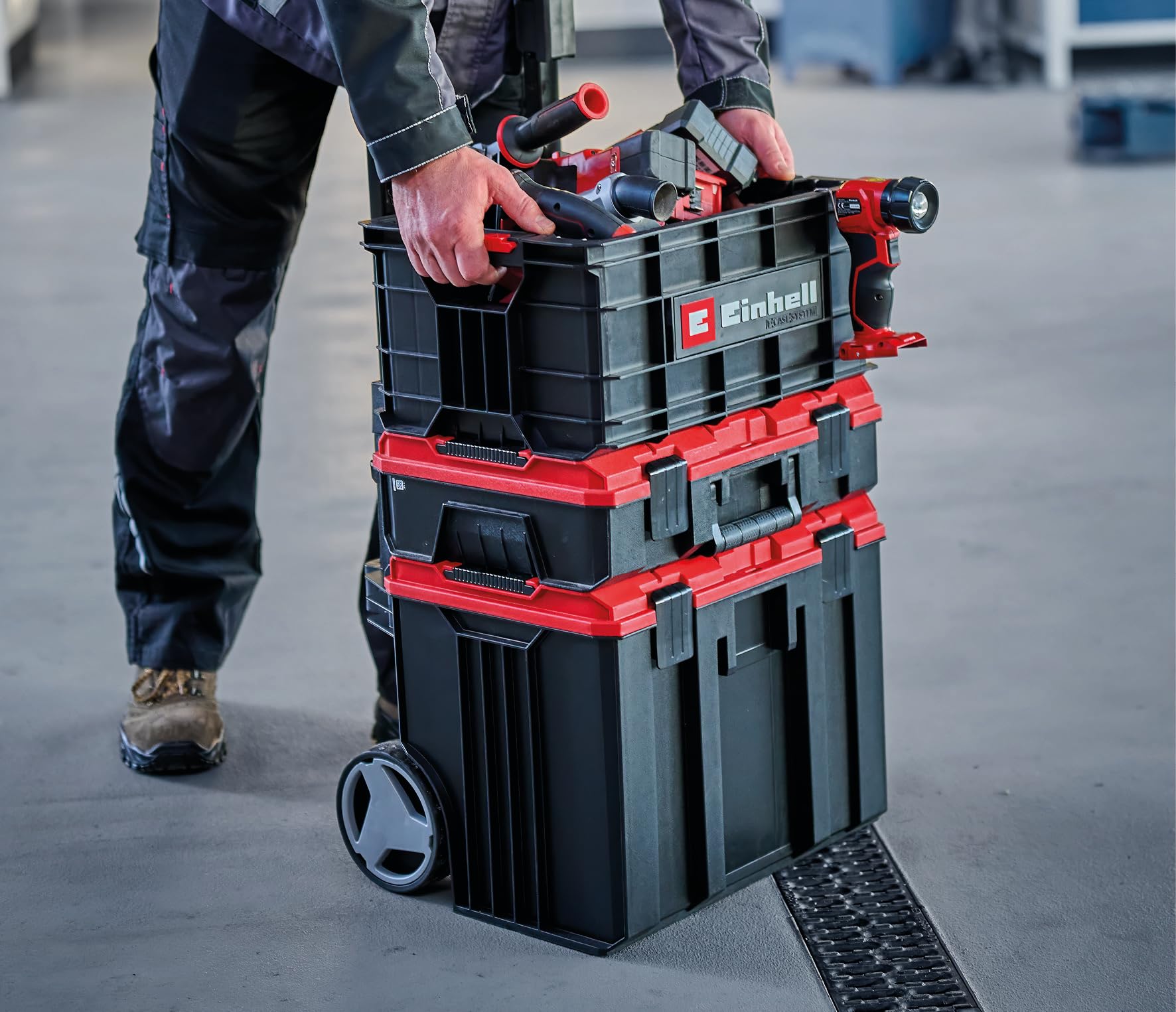 einhell-caja-de-herramientas-e-case-apilable-bloqueable-y-combinable-carga-m-x-9 image 7