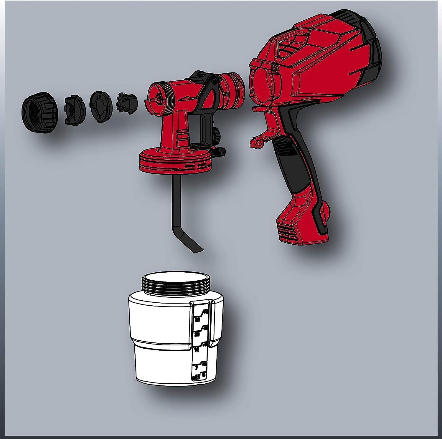 einhell-tc-sy-500-p-pistola-pulverizadora-de-pintura-el-ctrica-con-cable-500-w-c image 8