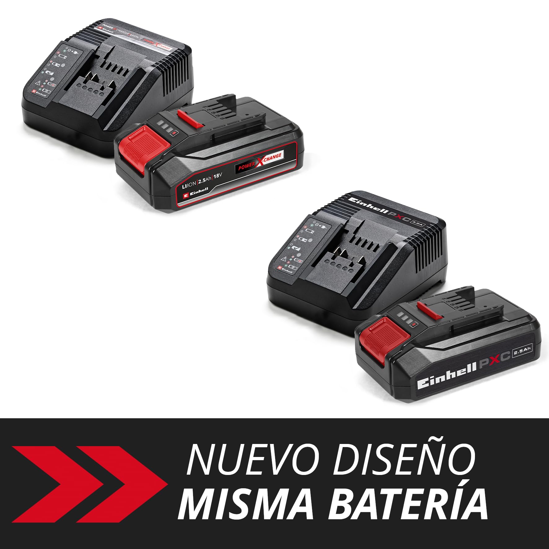 einhell-pxc-kit-inicio-power-x-change-18-v-2-5-ah-kit-de-bater-a-y-cargador-r-pi image 2