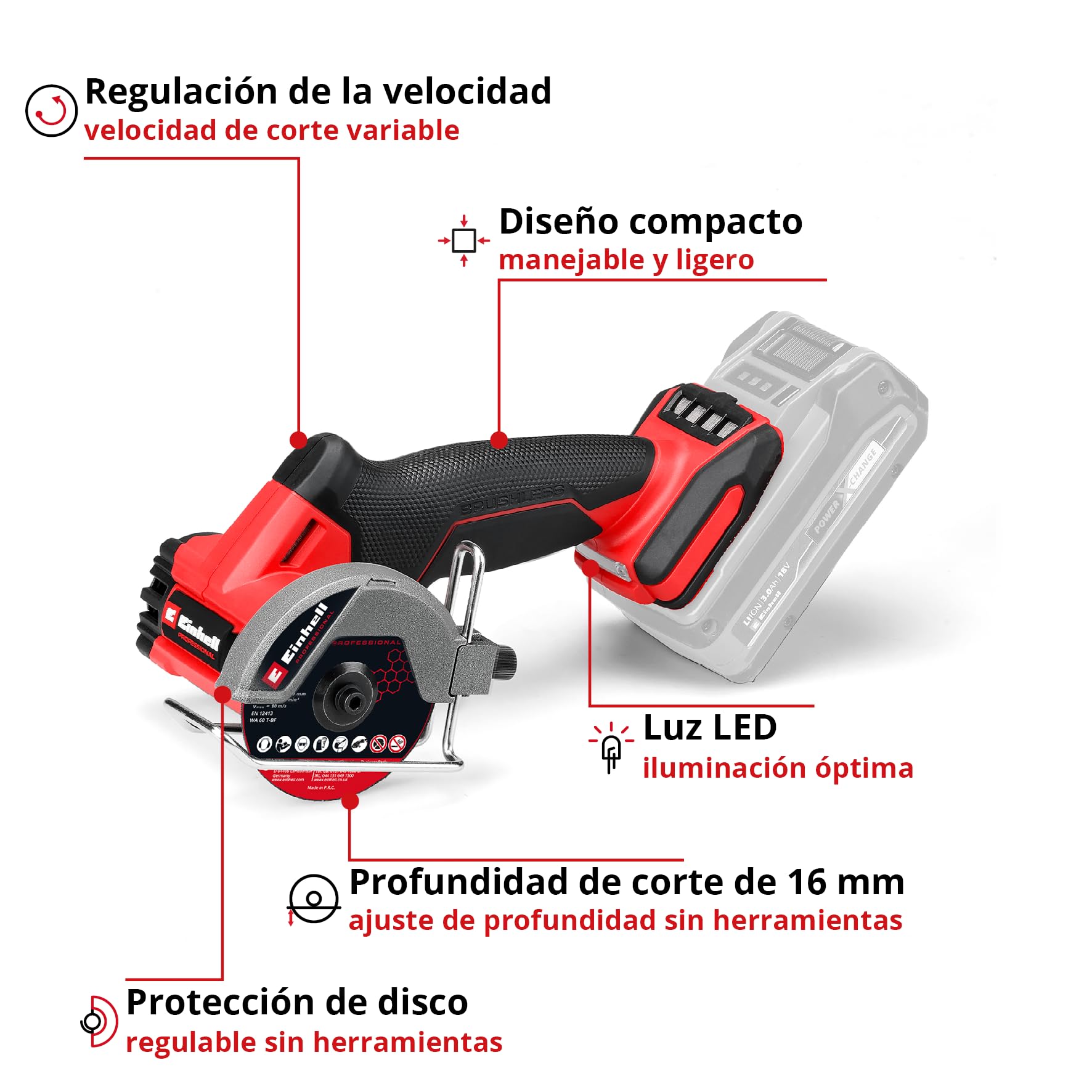 einhell-professional-tp-co-18-76-c-li-bl-power-x-change-tronzadora-con-bater-a-1 image 3