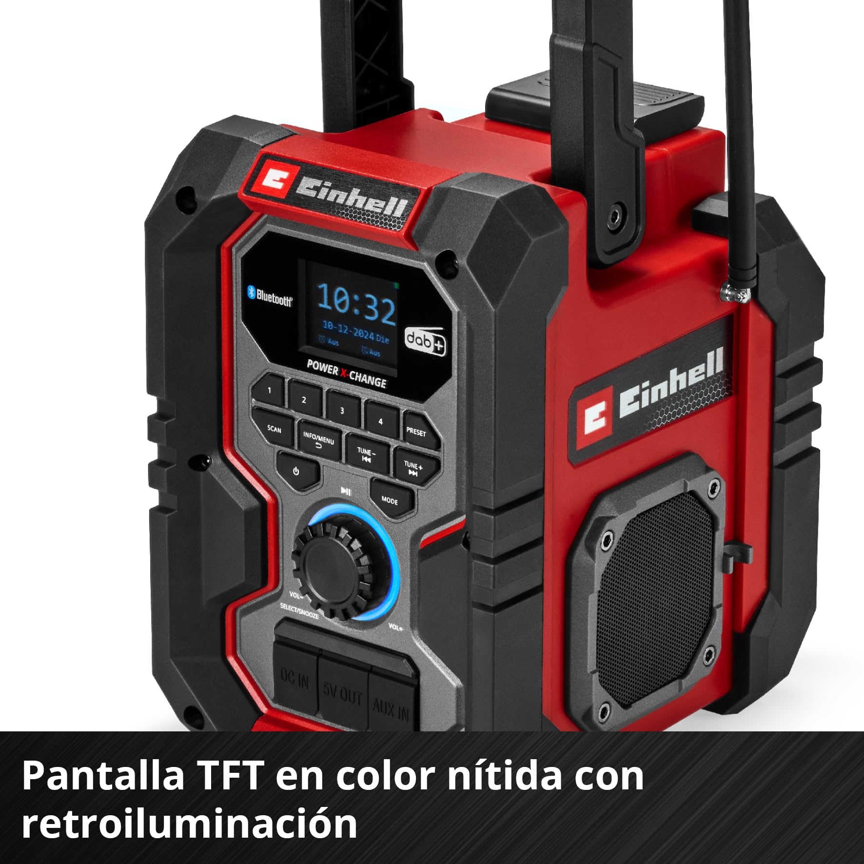 einhell-te-cr-18-li-dab-fm-bt-radio-de-obra-18-v-power-x-change-con-bluetooth-us image 6