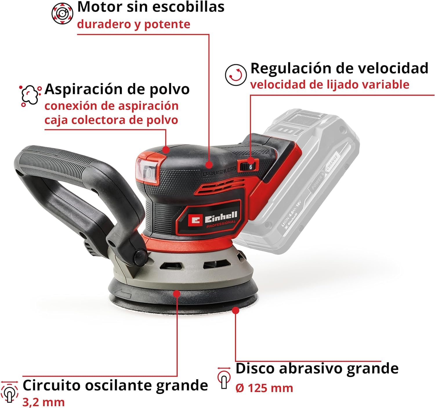 einhell-professional-lijadora-exc-ntrica-a-bater-a-tp-rs-18-32-li-bl-solo-power- image 2