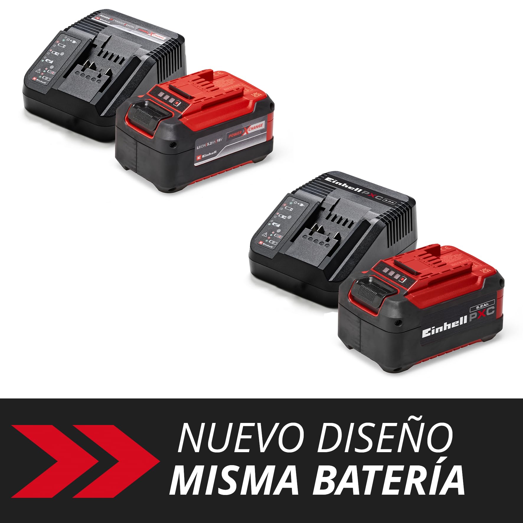 einhell-kit-de-iniciaci-n-power-x-change-18-v-bater-a-de-litio-5-2-ah-con-cargad image 2