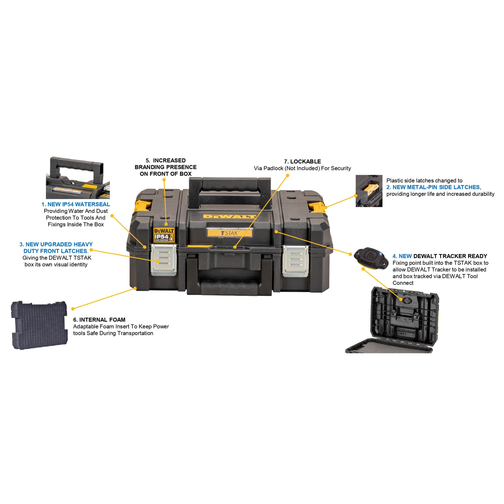 dewalt-dwst83345-1-caja-de-herramientas-tstak-ii-24-l-con-espuma-ip54-apilable-y image 5