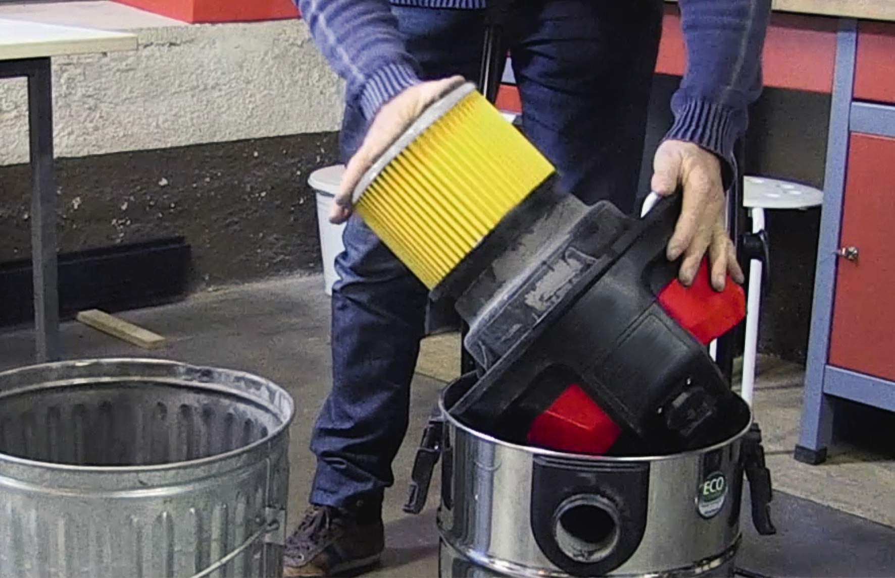 einhell-filtro-plegable-de-repuesto-con-tapa-para-aspiradoras-de-seco-y-h-medo-1 image 2